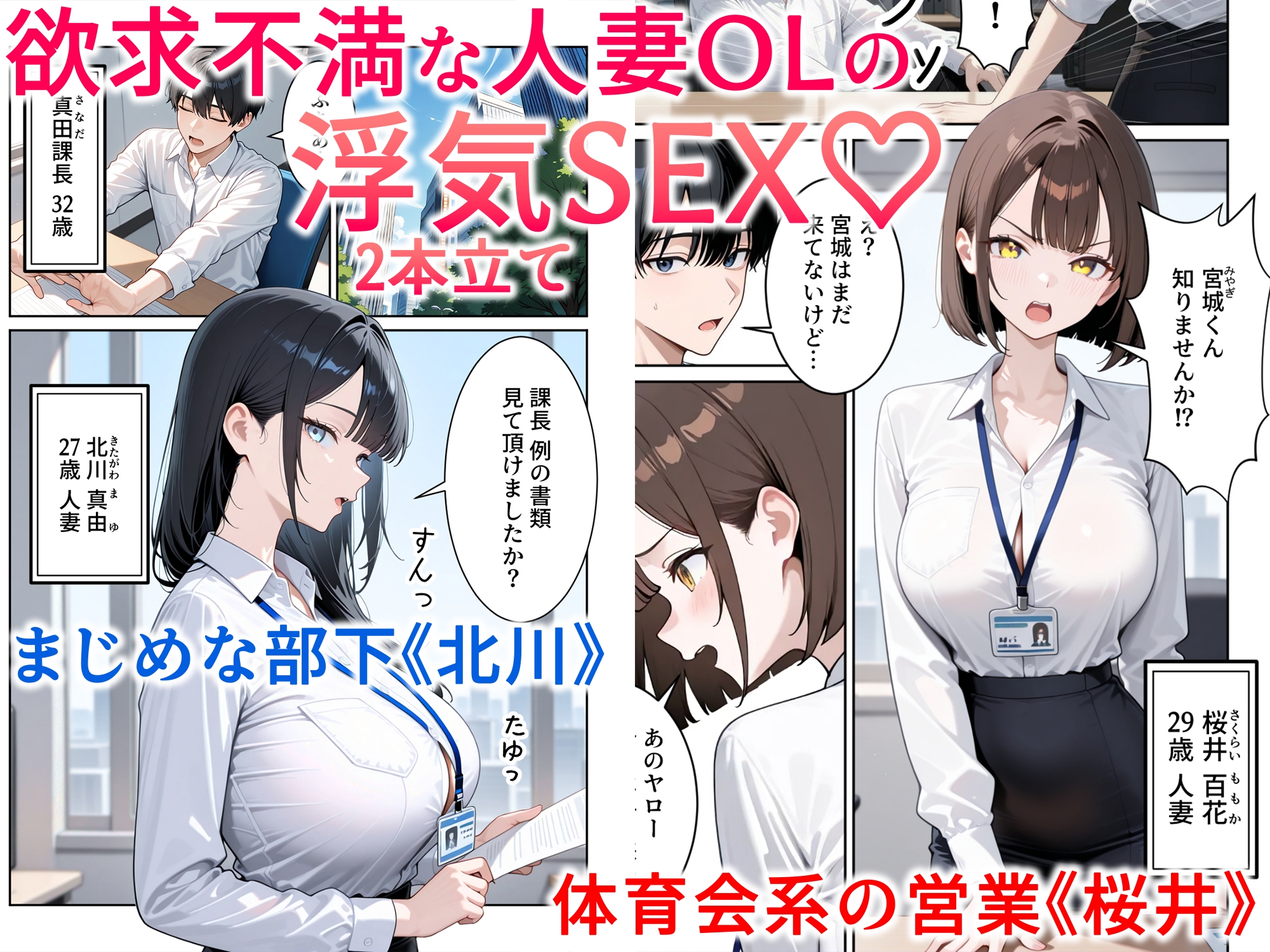 職場の人妻OLと浮気SEXしてしまった件_1