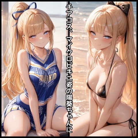 陽葵ちゃんHイラスト集vol.2【チアガール・マイクロビキニ編】250枚_1