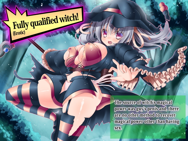 Witch's plan to fill magical power !