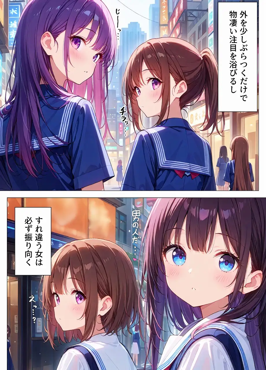 男女比1:99の世界のヤリチン サンプル画像 3
