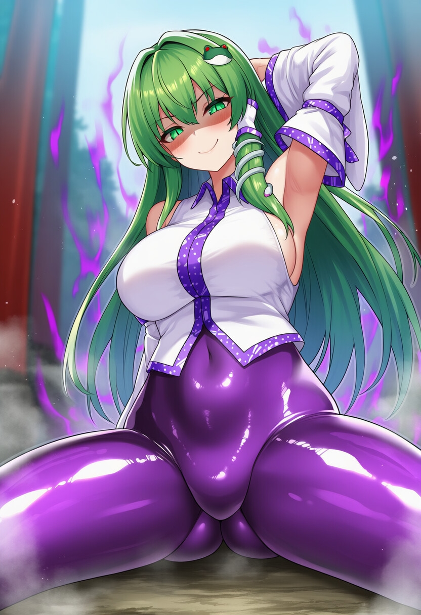 悪堕ち緑巫女_1