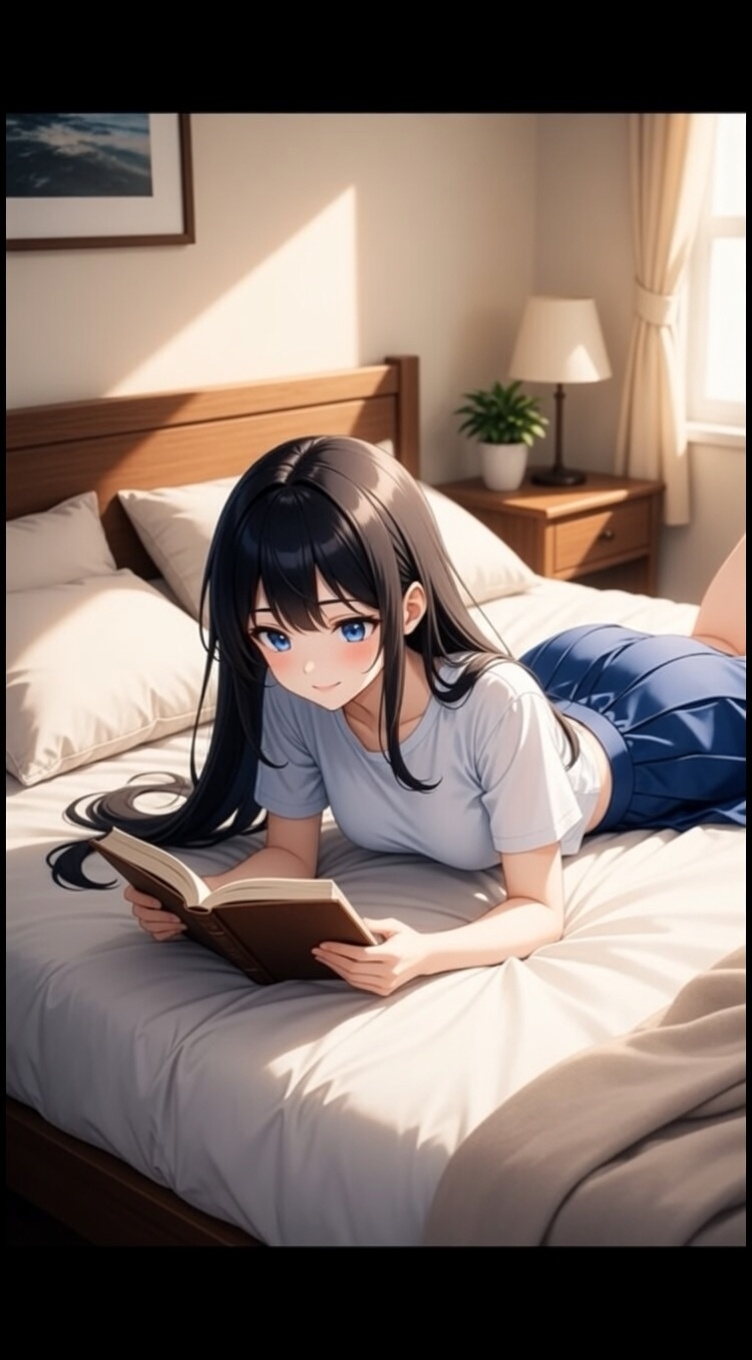 第5話射精したいのに動かさない、あたしの右手初めてのアダルト動画鑑賞_9