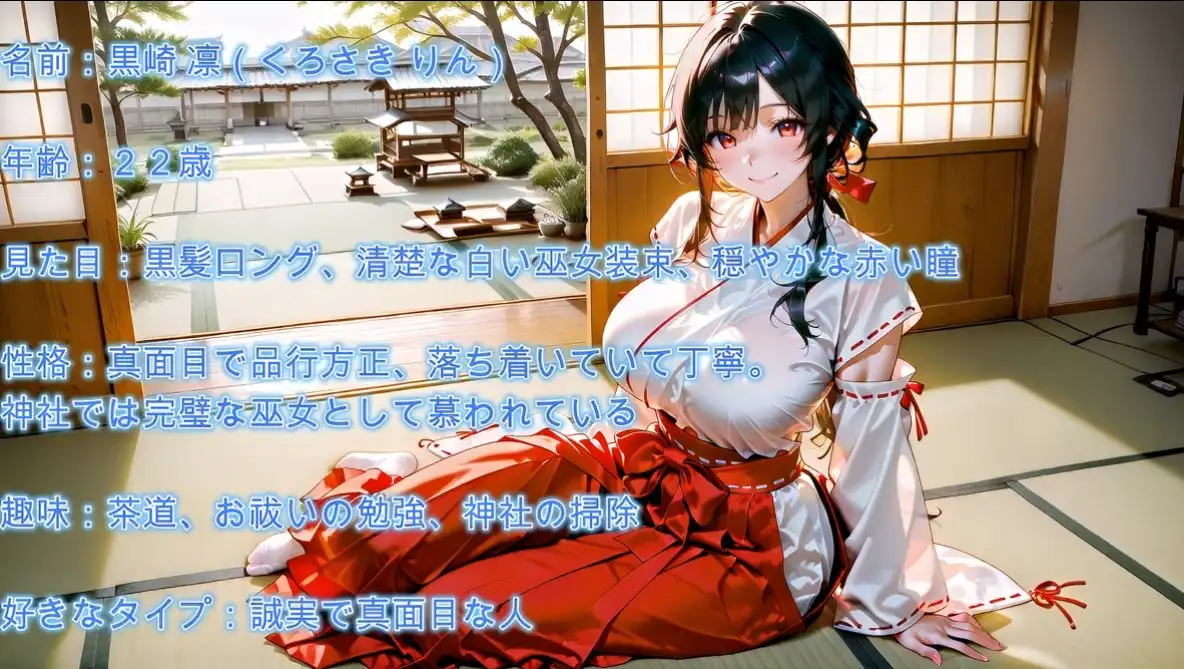 【4K】昼は真面目な巫女さん！夜は背徳の発散セックス！【巨乳姉妹】 サンプル画像 2