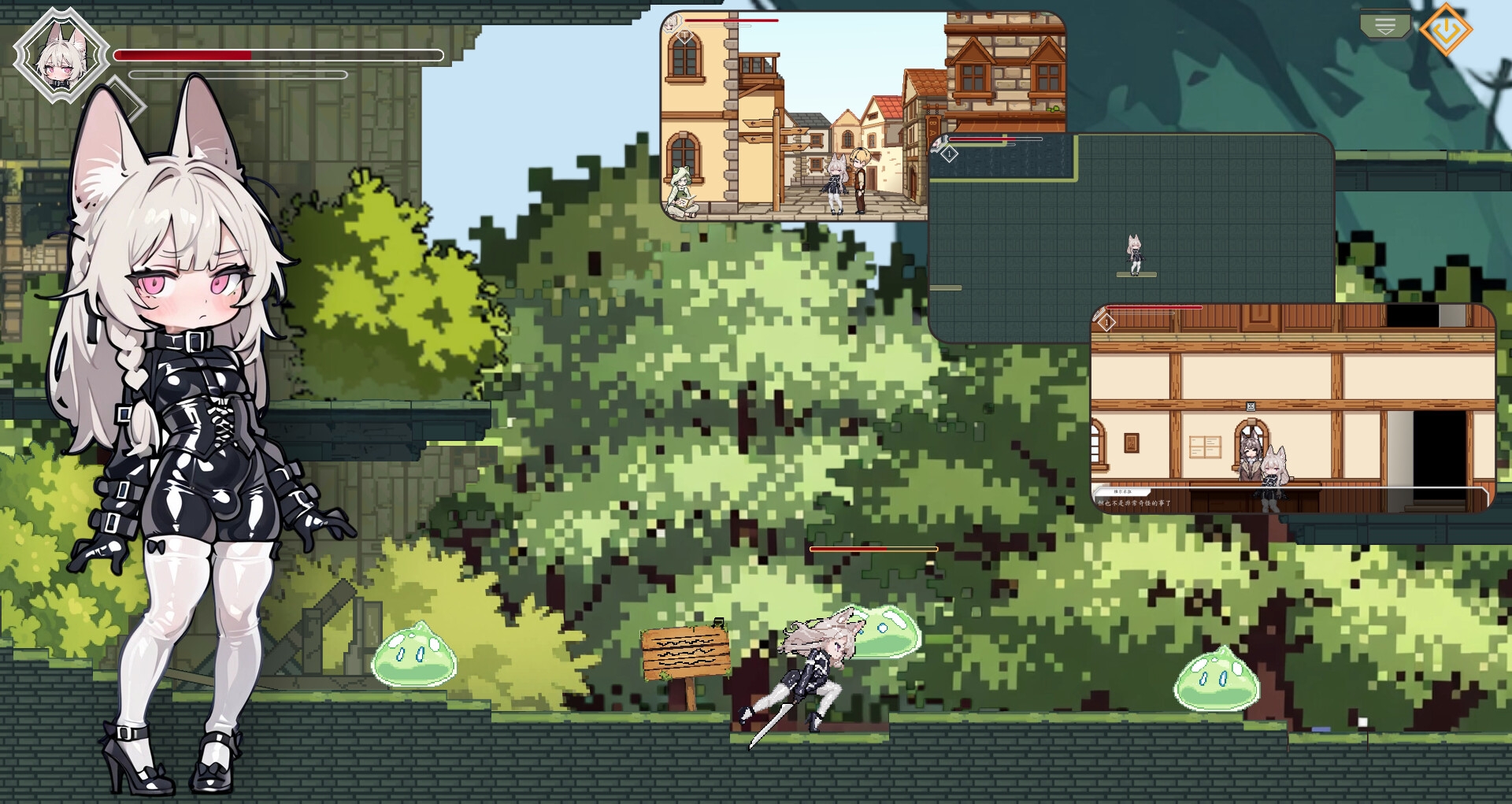 【移影】同人ゲーム・AI『努力しないと強○キグルミ化』2
