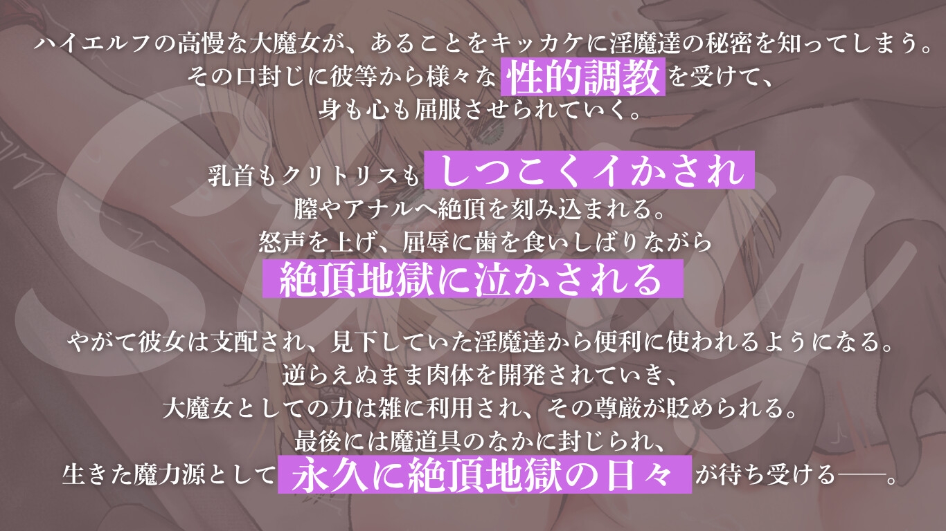 高貴なるハイエルフが絶頂支配され道具に堕ちるまで_1