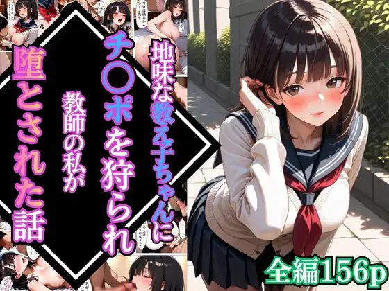 地味な教え子ちゃんにチ〇ポを狩られ教師の私が堕とされた話【漫画】【女子校生】【あまあま】【種付けプレス】【156ページ】 ジャケット画像