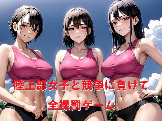 陸上部女子と競争に負けて全裸罰ゲーム