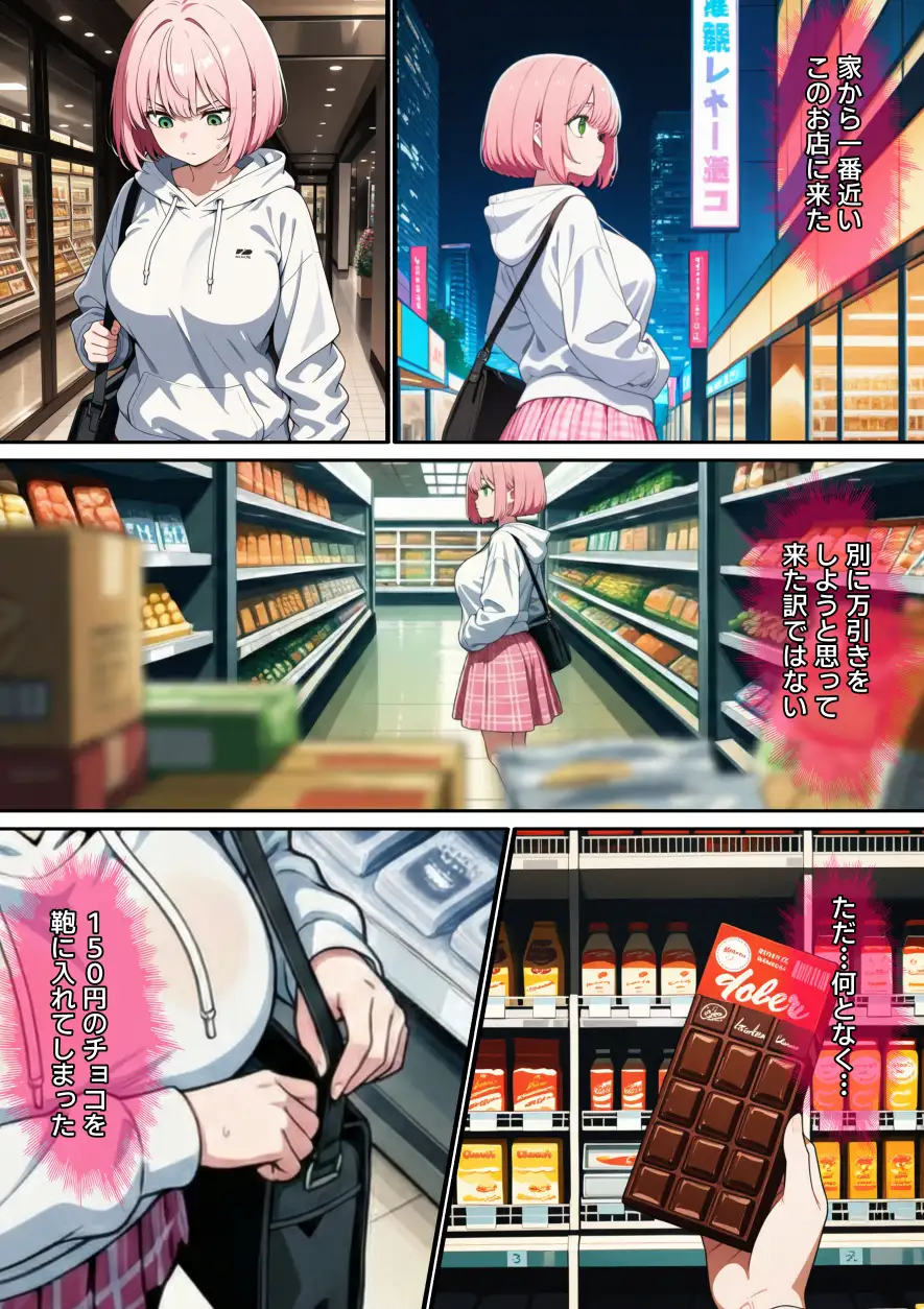 【漫画】万引きギャルを壊した話 サンプル画像 4