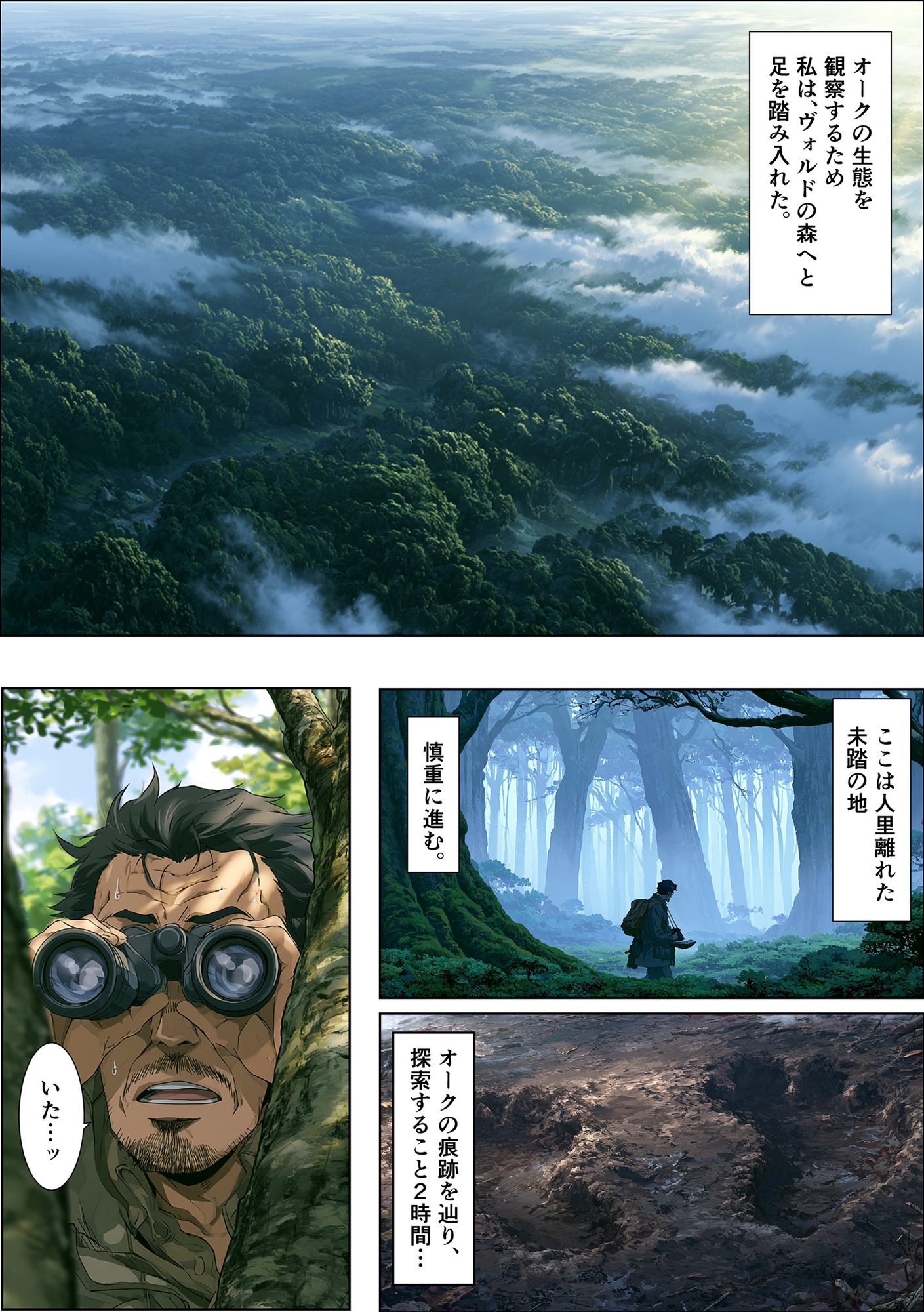 【だるじゃんMC】また本作品は生成AIを活用して制作されています『オークの種付け調査記録 〜エルフを妊娠させるまで〜』2