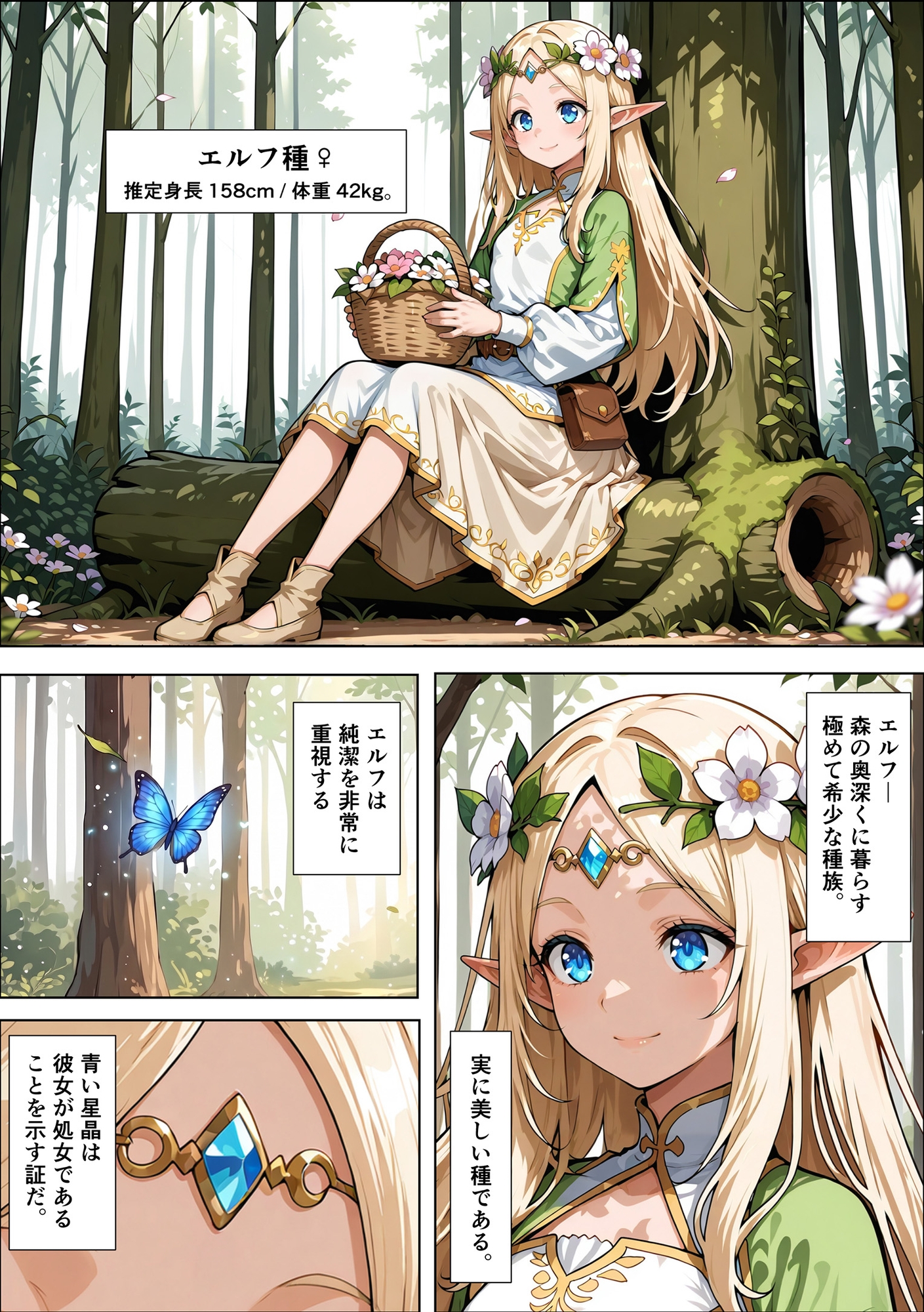 【だるじゃんMC】また本作品は生成AIを活用して制作されています『オークの種付け調査記録 〜エルフを妊娠させるまで〜』5