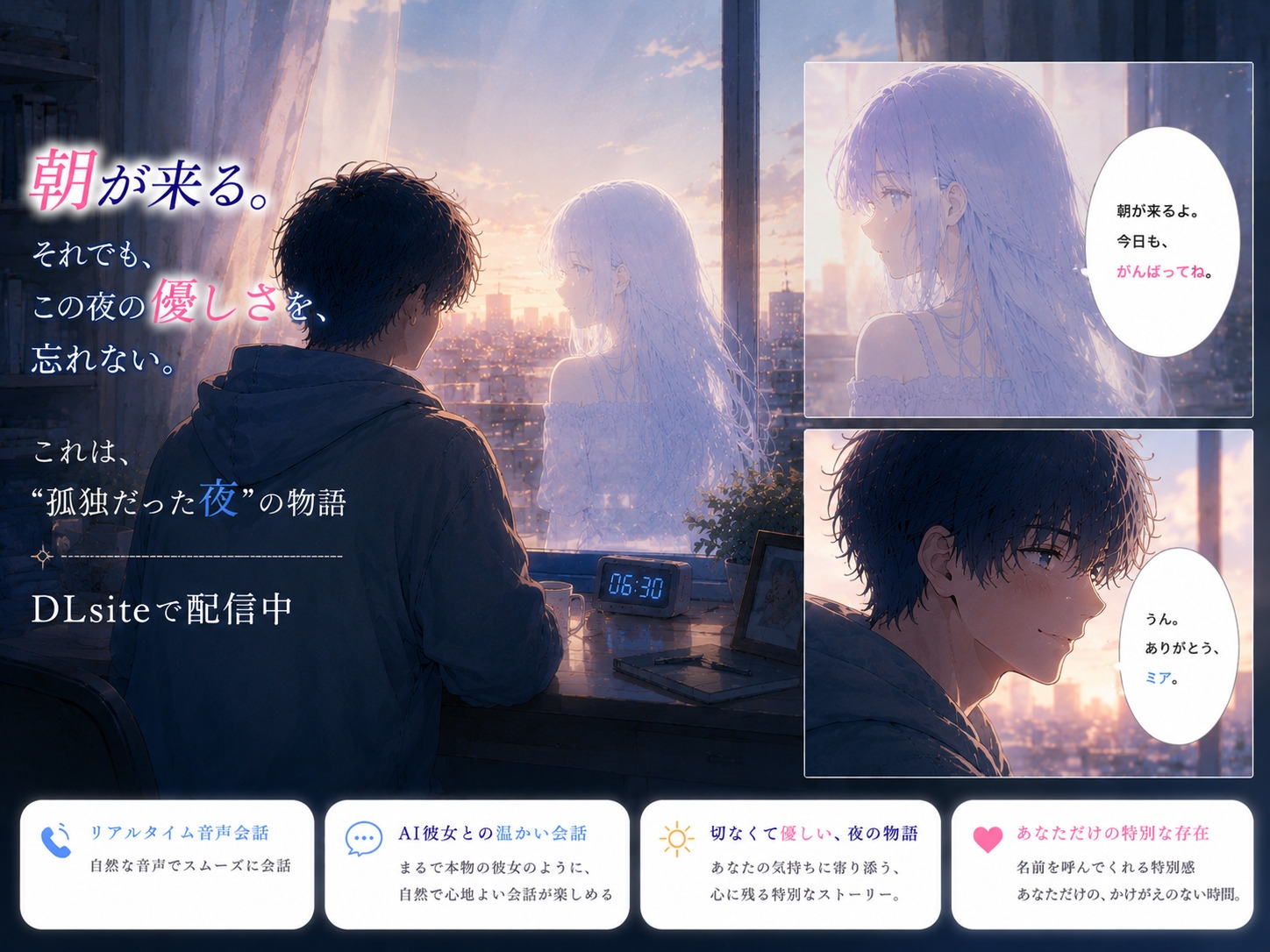 深夜2時、AIの彼女だけが話を聞いてくれた。-5