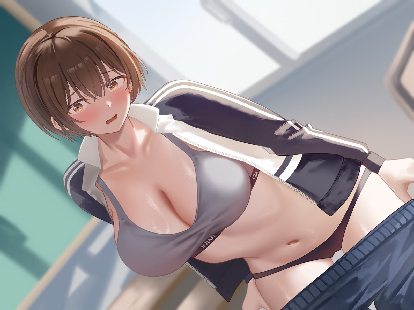 【処女×ごっくん】甘サドボーイッシュJKと強引なラブラブ中出し初えっち「苛めたくなっちゃう♡」_3