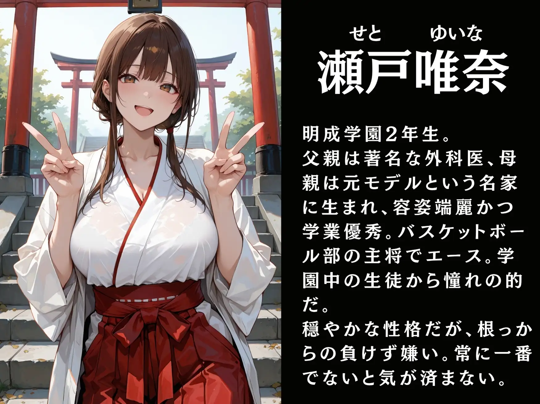 放課後の性指導〜禁断の記録〜巫女編 サンプル画像 2