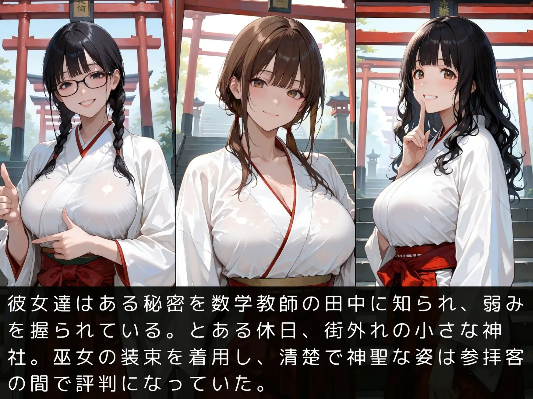 放課後の性指導〜禁断の記録〜巫女編 サンプル画像 5
