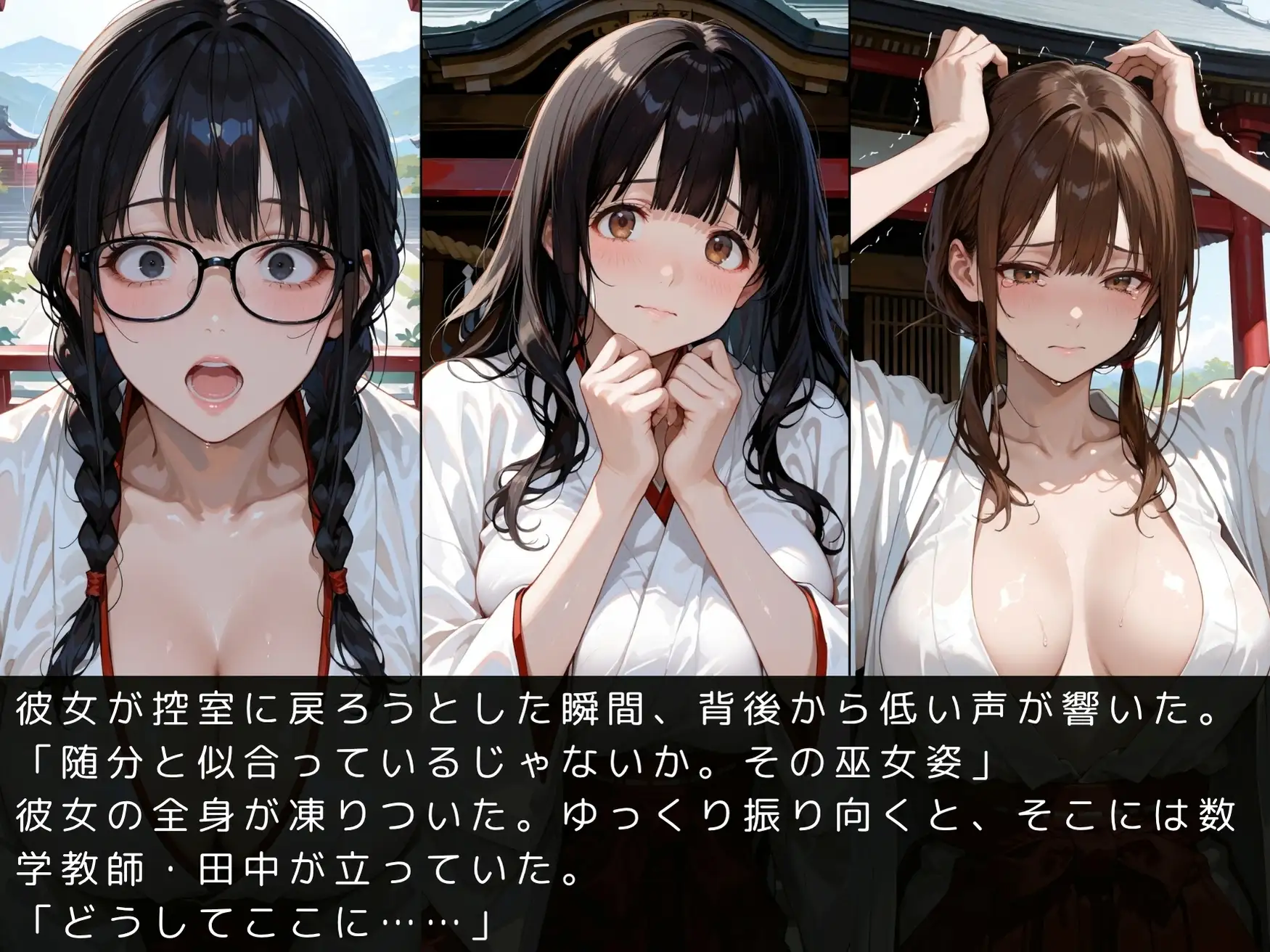 放課後の性指導〜禁断の記録〜巫女編 サンプル画像 6