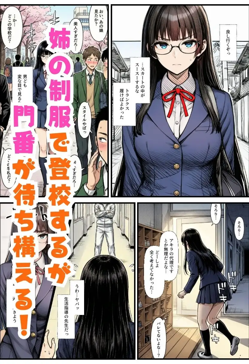 TS生徒会長になったオレ！先生に生徒指導室でわからせ中出しされメス堕ち サンプル画像 3