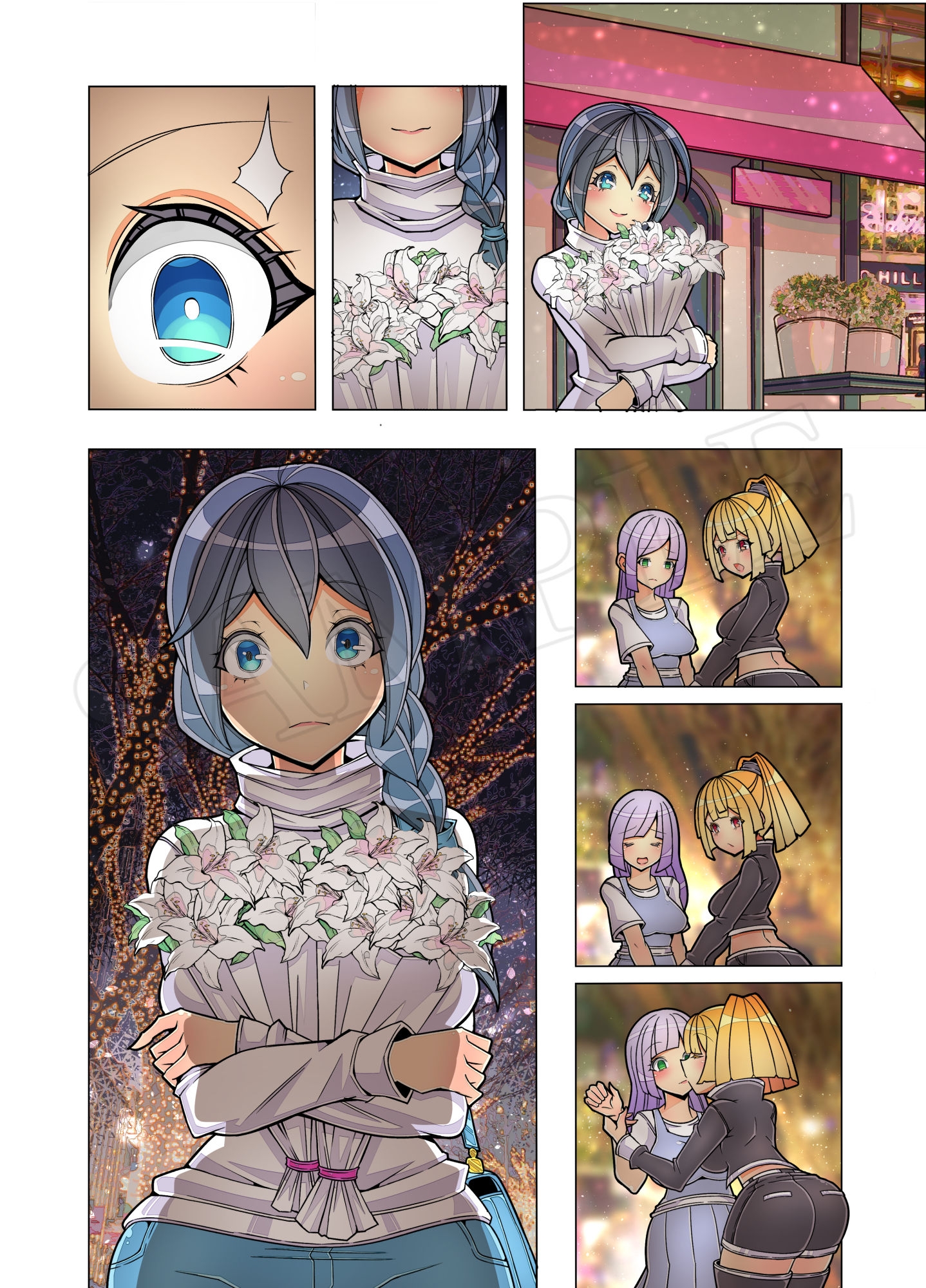 売れない百合漫画家がレズ風俗嬢におしっこ絶頂で救われたレポ【全64Pフルカラー】_9