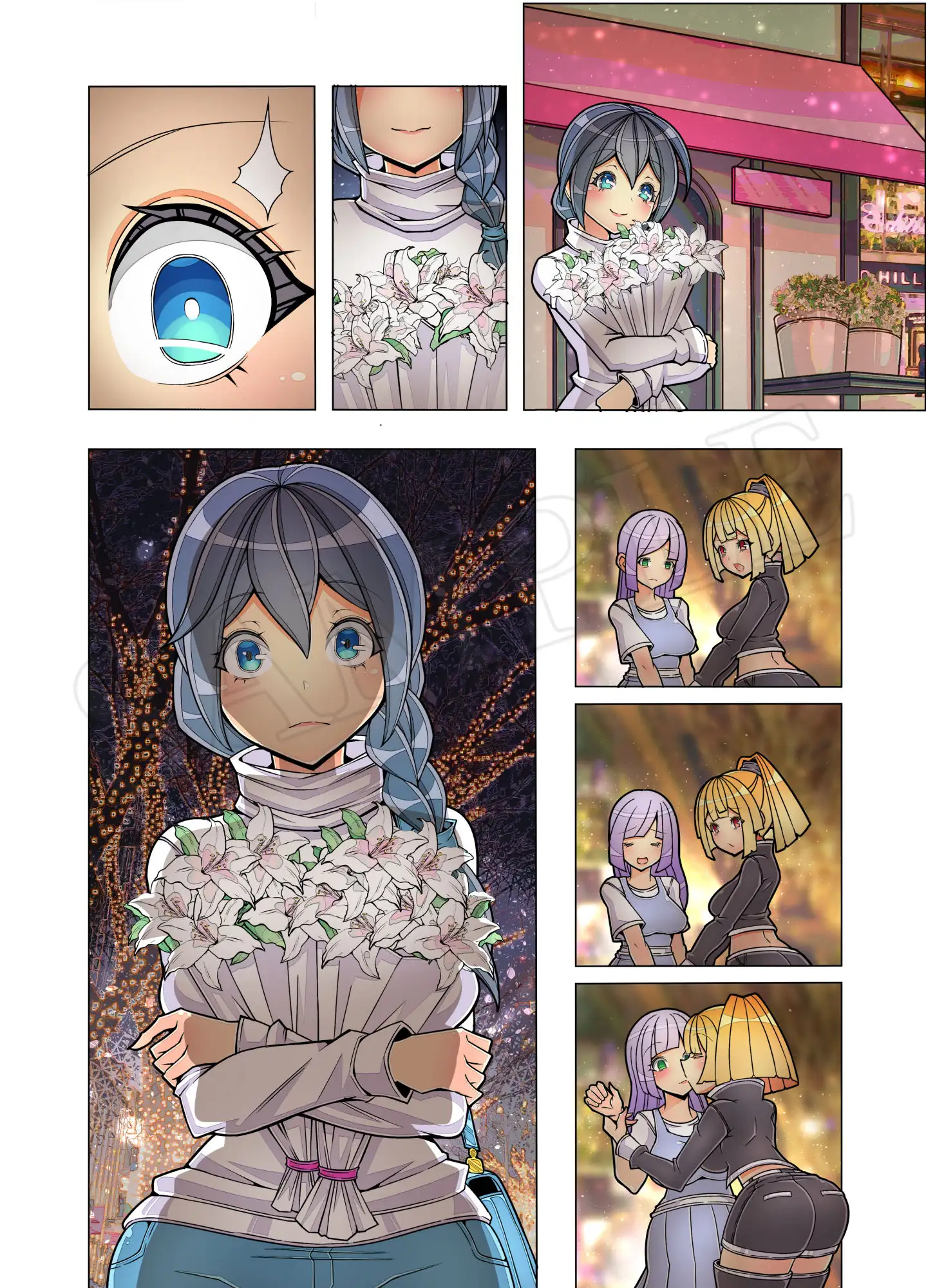 売れない百合漫画家がレズ風俗嬢におしっこ絶頂で救われたレポ【全64Pフルカラー】 サンプル画像 9