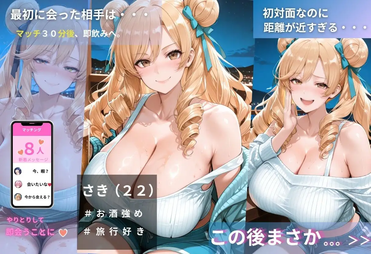 マッチングで会った女、全員即ホテル説 サンプル画像 2