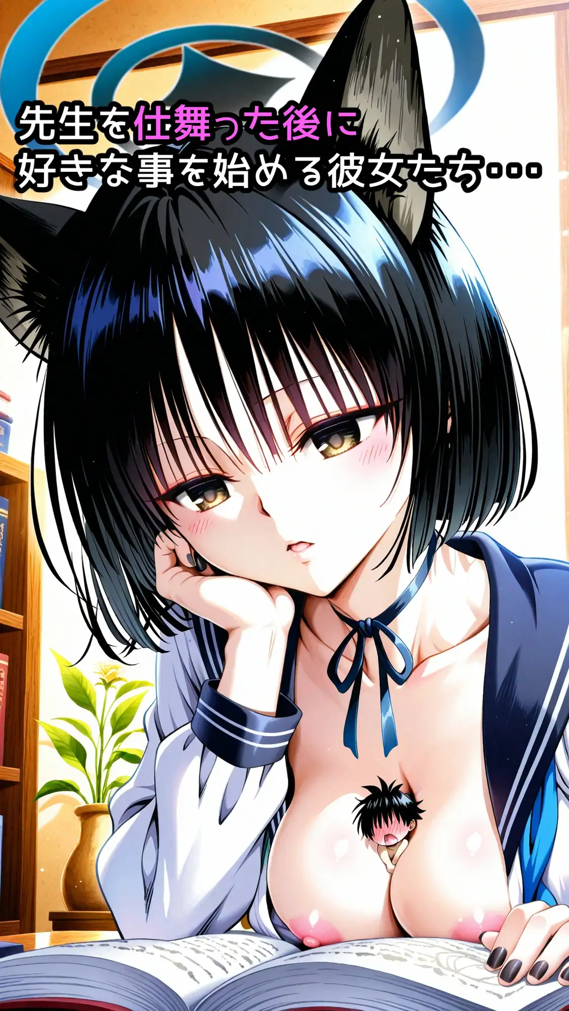 大きな生徒達に囚われて サンプル画像 3