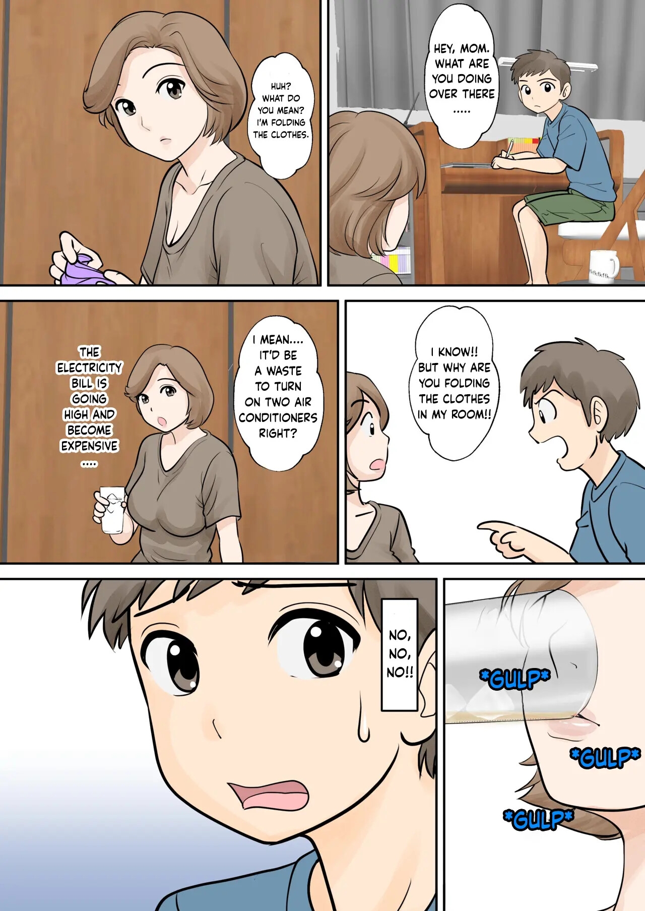 Mother & Son Living Together [Fuwatoro Opanchu Cake] sample 4