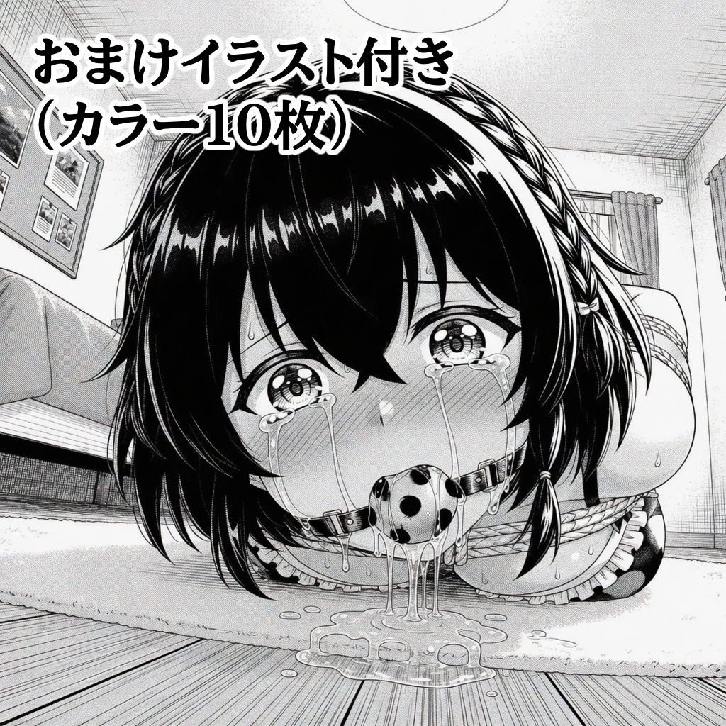 捕らわれたお嬢様とメイド～縄とバイブと巨大おちんちん猿轡～ 画像1