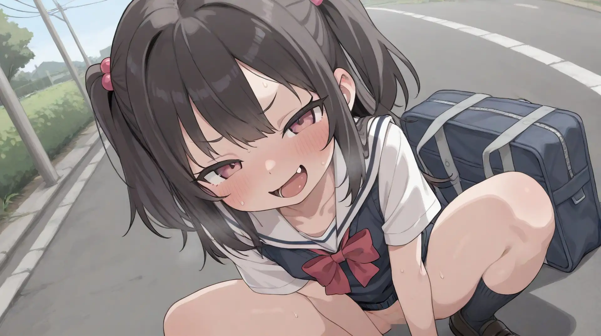 汗ばむ夏のクールビズ！【下半身露出・お尻フェチ】 サンプル画像 3