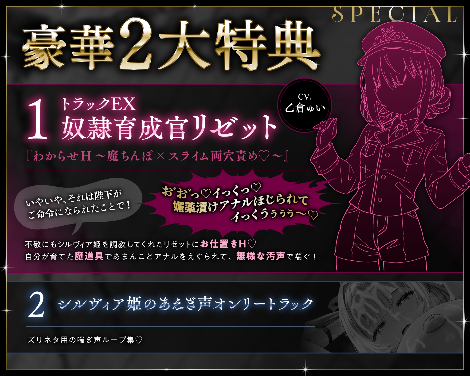 【姫騎士×再敗北】「殺したいほど憎い男に、また犯されて…」仇のチンポで孕ませ調教♡Hカップ姫騎士が『専属奉仕奴○』に堕ちるまで✅豪華特典付き✅ 画像3