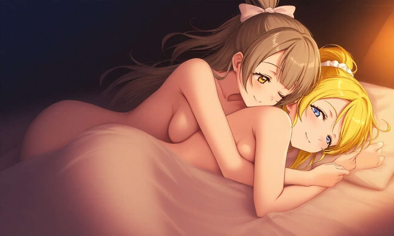 ことりとえりの百合レズえっちがラブラブすぎた_5
