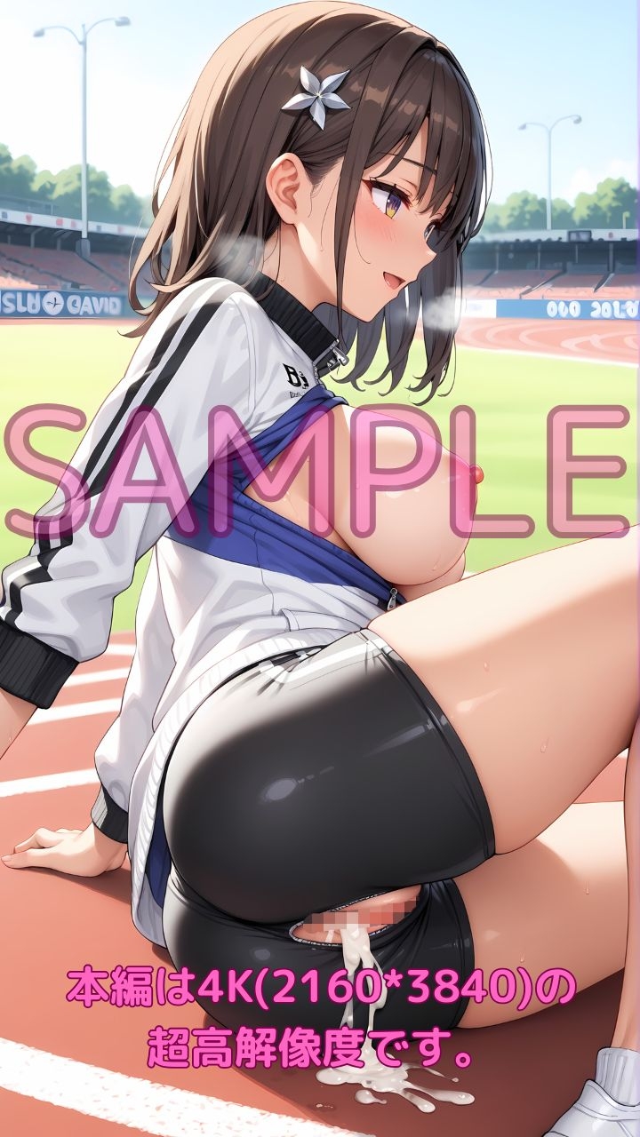 汗まみれ発情巨乳陸上部女子の引き締まったま○こを、俺の秘密のトレーニングで理性崩壊まで中出し!犯しまくり!_10