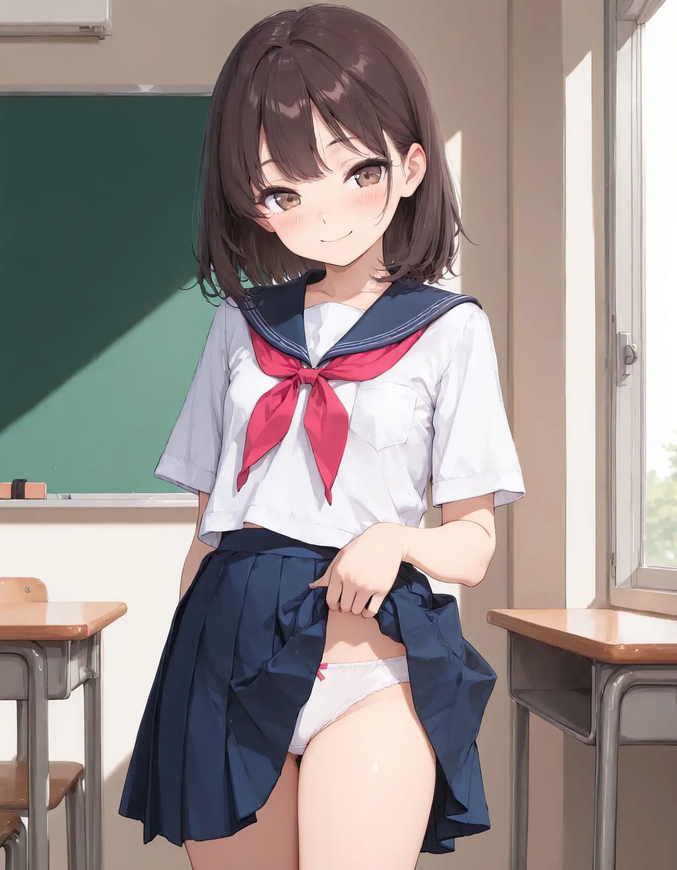 女子校生たちは放課後の教室をラブホ代わりに使う サンプル画像 2