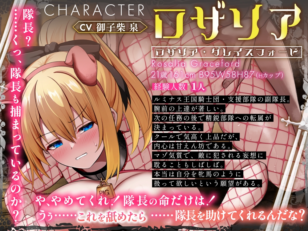 【ドスケベメスブタ】精鋭女騎士はチンカス汚チンポなどに屈しない!【NTR】_1