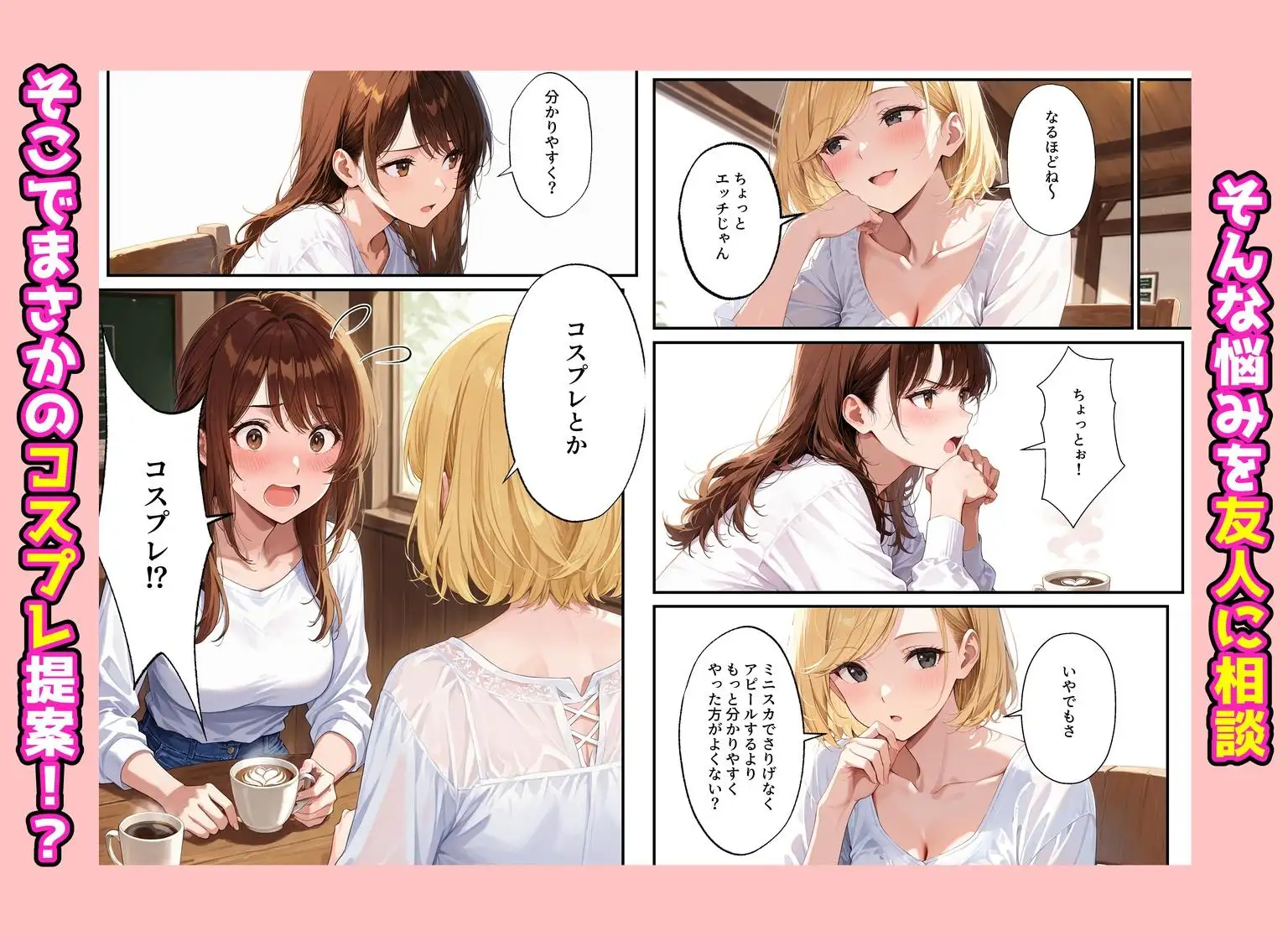 夫を制服で誘惑して、ラブラブなエッチした話 サンプル画像 4