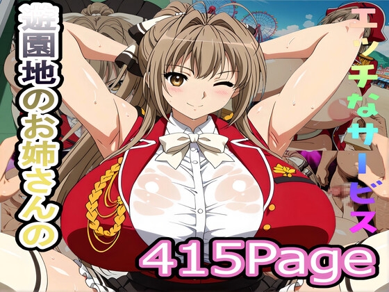 遊園地のお姉さんのエッチなサービス