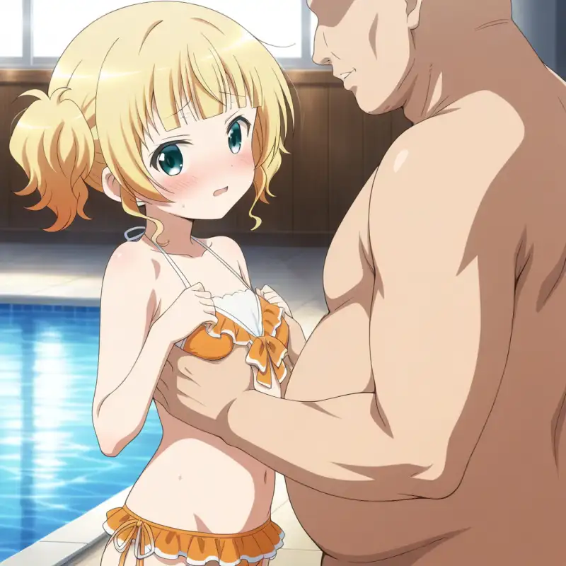 水着少女はオナホですか? サンプル画像 3