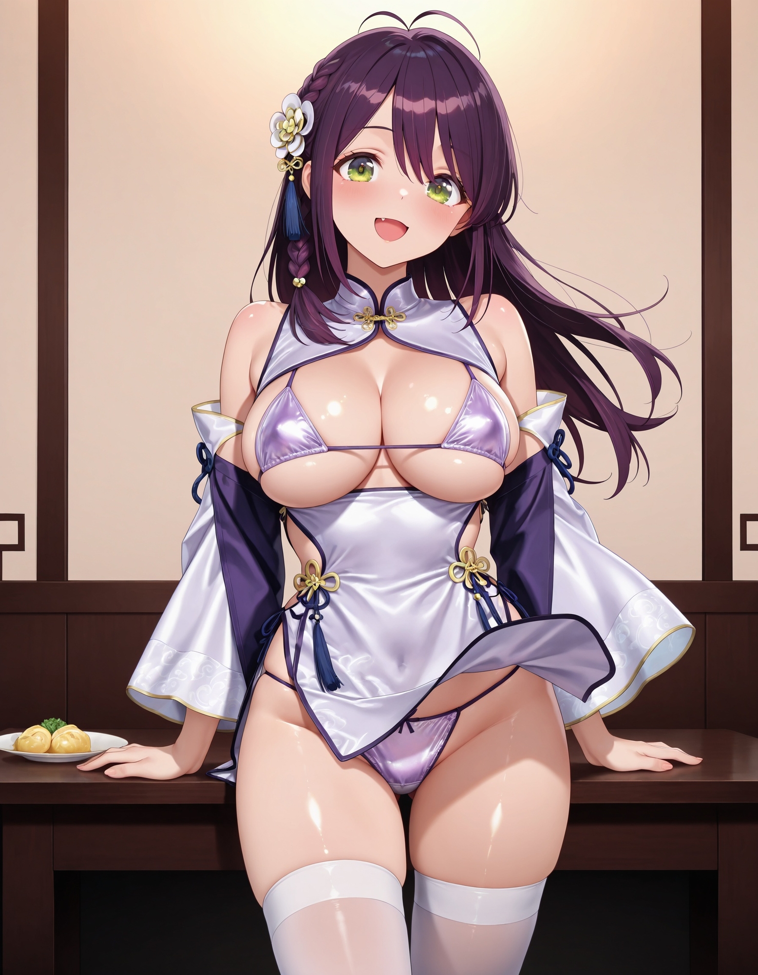 チャイナドレスでパンチラ5_7