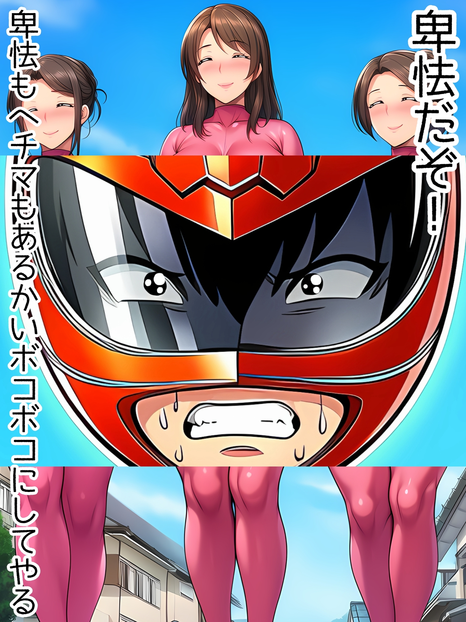 超重戦士バリオン 第一話 お母さんとお姉ちゃんがクソザコ戦闘員に改造堕 バリオンレッドママと姉が触手中出し受精托卵妊娠妊婦臨月ボテ腹アヘ顔戦闘員改造怪人破水出産 6枚目