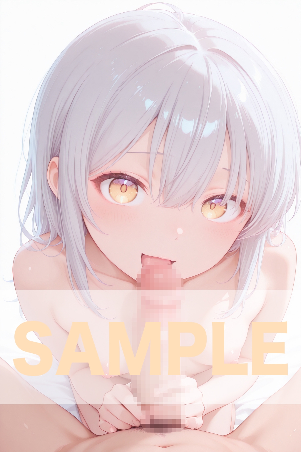 【rino’sstudio】同人CG・AI『銀髪ロングヘアーの女の子/Silver hair(248枚)』1