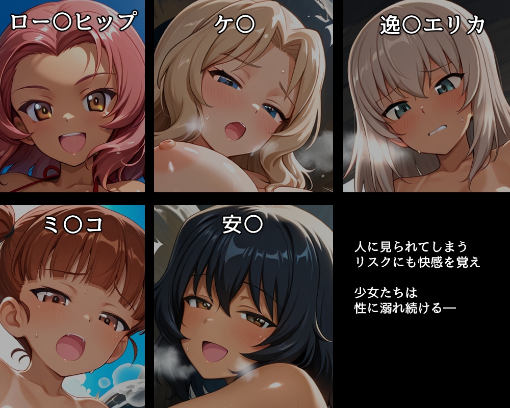 ハメパン〇ァー ~海辺で日焼けエッチ編~_2