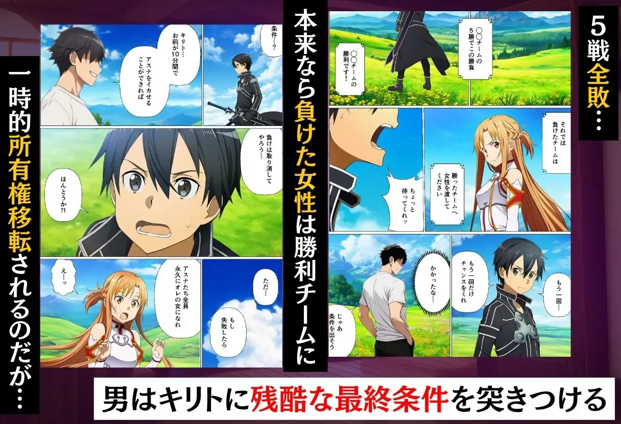 寝取られイキ我慢チャレンジ！イッたら即ハメの罰ゲームで堕ちるヒロインたち サンプル画像 7