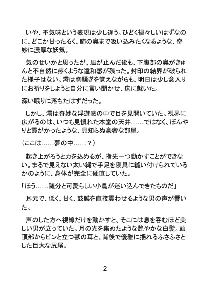 白狐の淫夢と神結び〜癒やしの巫女は最強妖怪の番として、極上の快楽に溺れていく〜 画像3