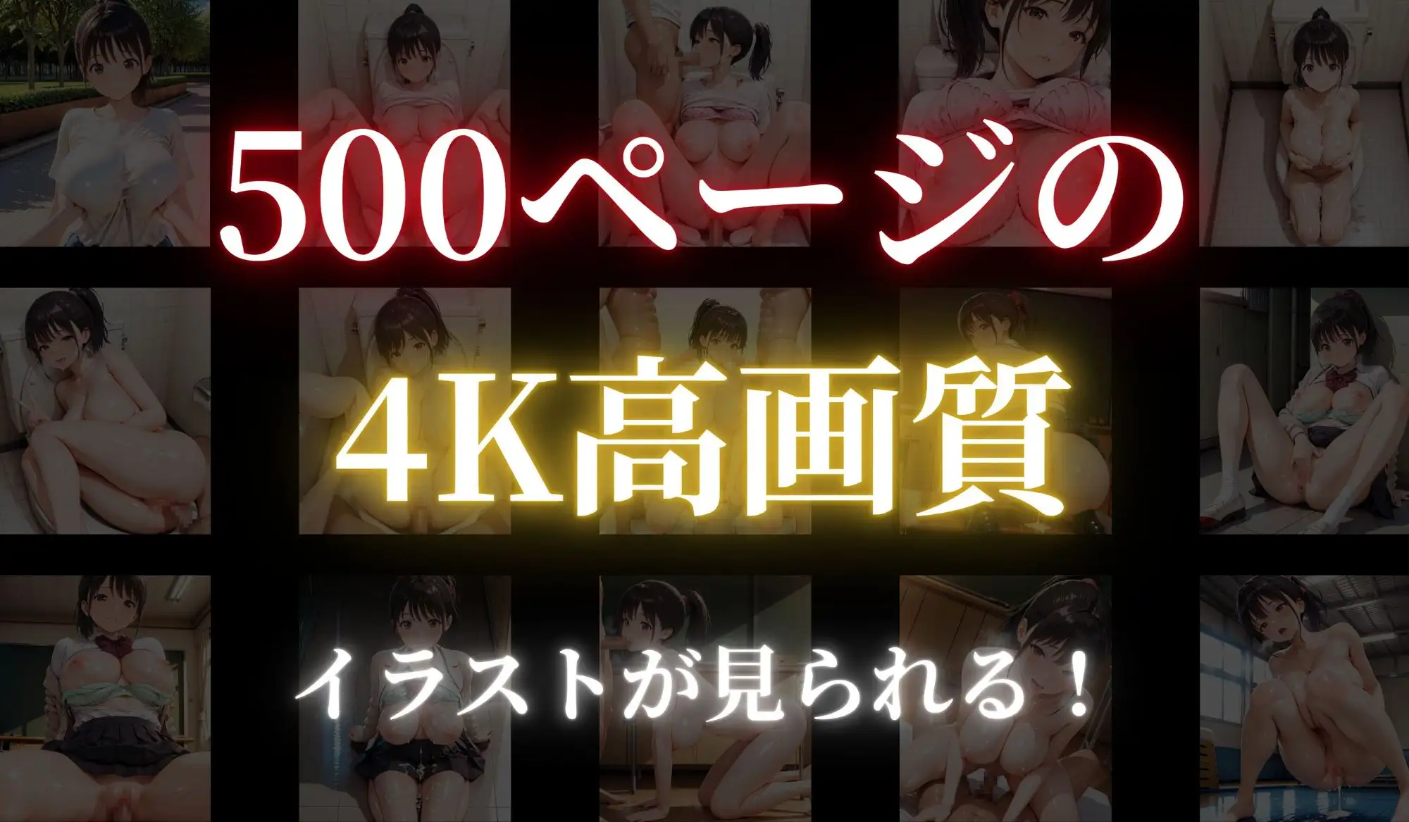 ［500ページの4K高画質］公園肉便〜100円たちんぼ女生徒のきつマン女体〜 サンプル画像 3
