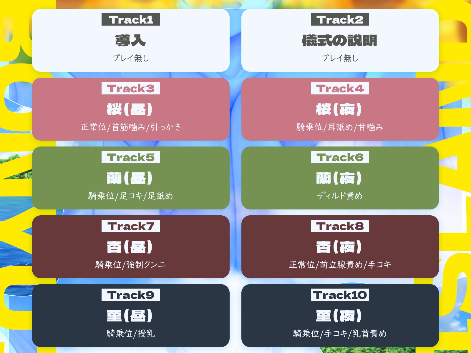 【早期特典】【5時間x5人ハーレム】母乳島～孤島で漂流。毎日搾精種付けセックス～_9