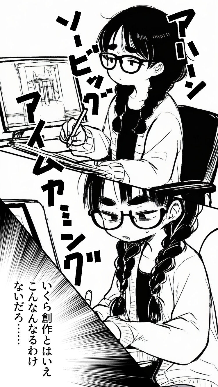 女同人作家だけどムラムラしたからチンポ貸してほしい_6