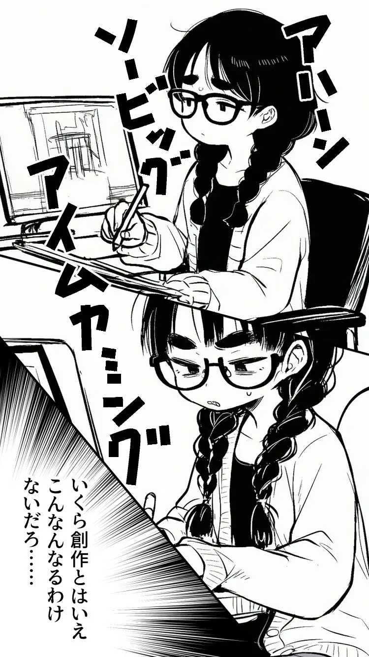 女同人作家だけどムラムラしたからチンポ貸してほしい サンプル画像 6