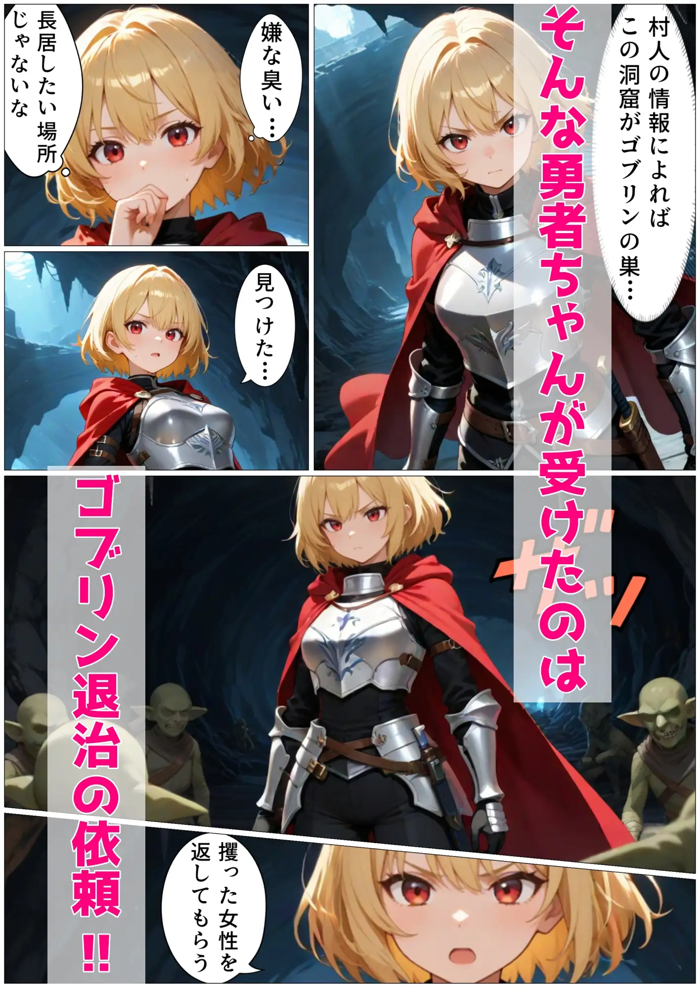勇者ちゃんがゴブリンに負けるわけないよね? サンプル画像 4