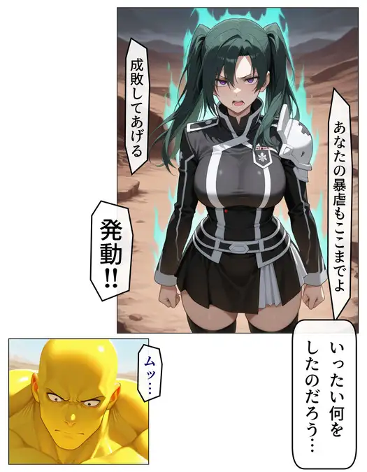 【VRでスーパーヒロイン蹂躙-ツインテ黒の戦士さん-前編】 サンプル画像 2