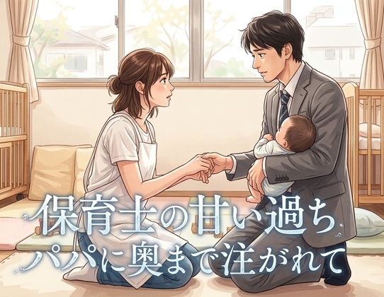 保育士の甘い過ち パパに奥まで注がれて-0画像