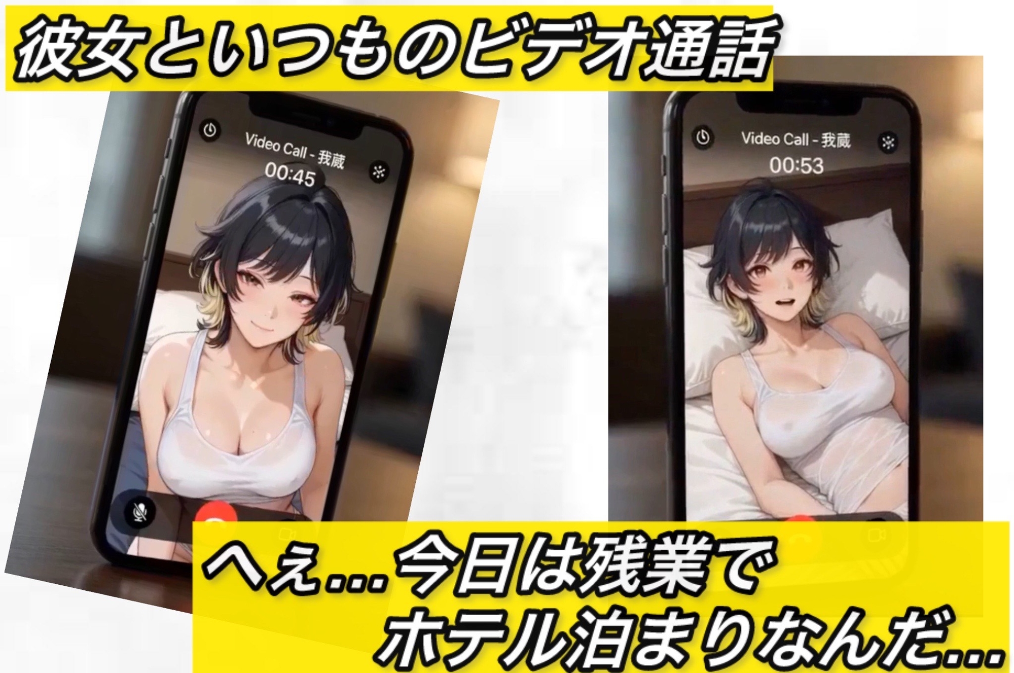 ビデオ通話中NTR彼女_1