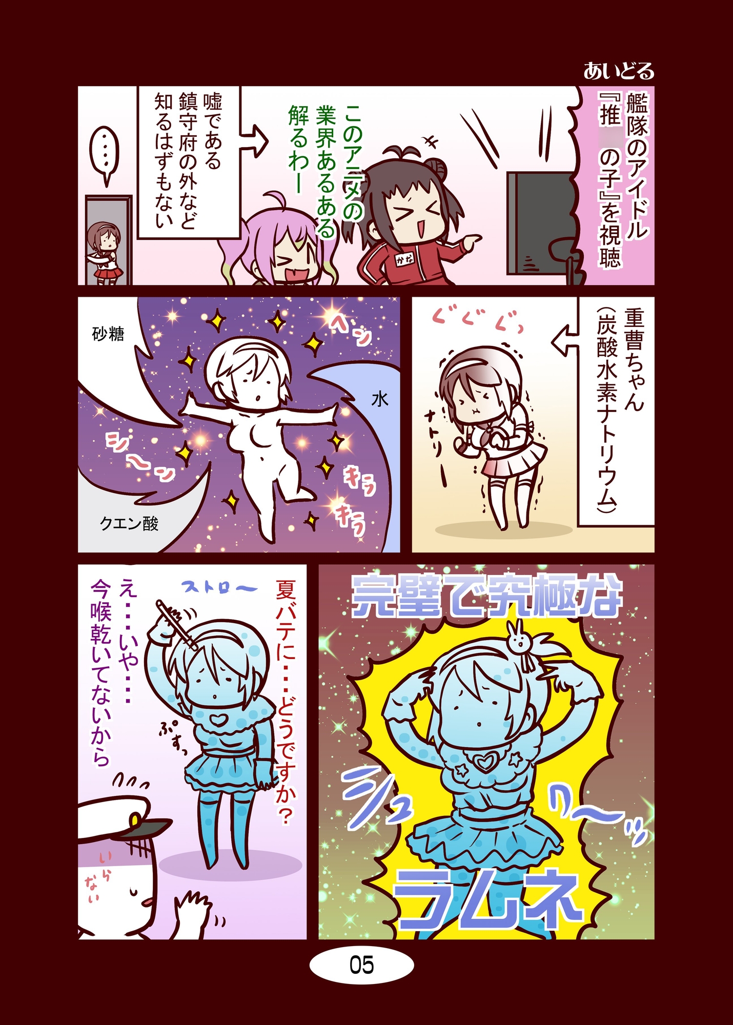 頭身が低い艦娘漫画フルカラー3 画像1